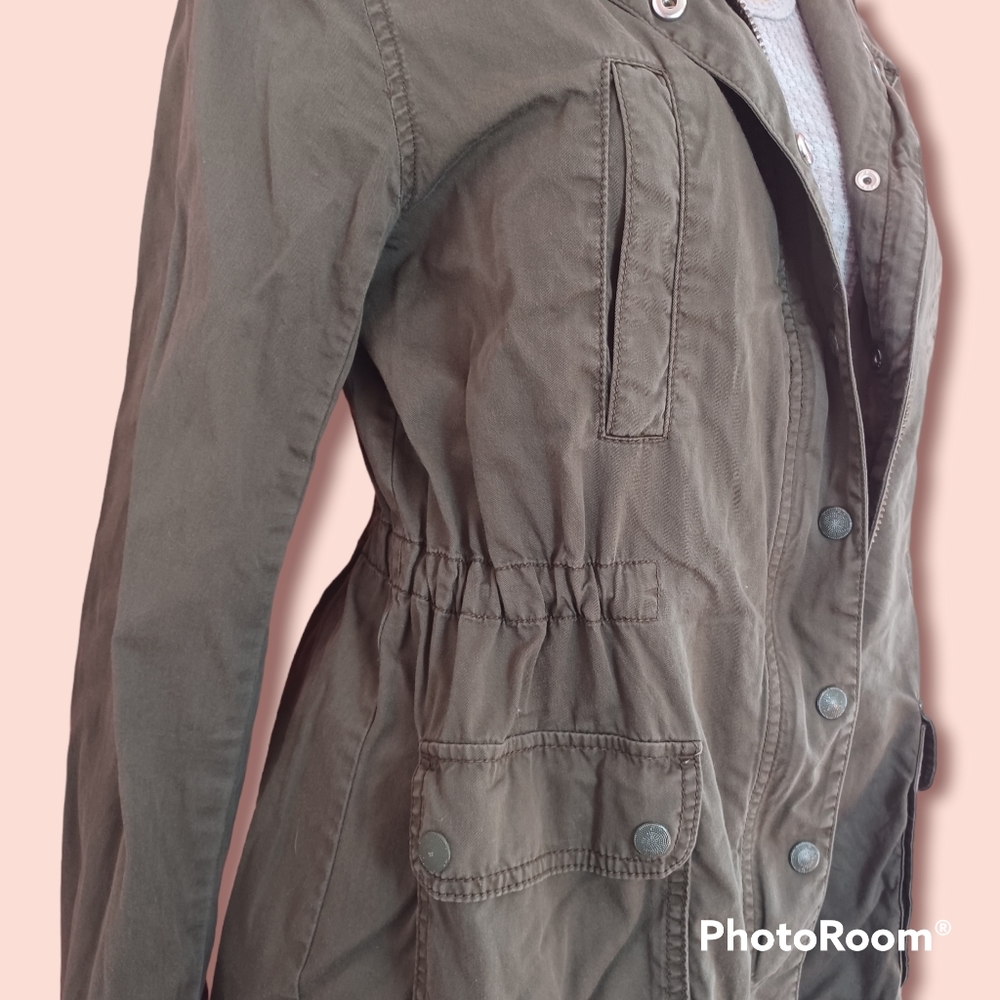 Caslon Olive Green Cargo Jacket - Picture 2 of 7